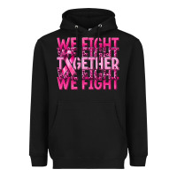 Black together we fight cancer Heavyweight Hoodie - NancyCooperArtShop
