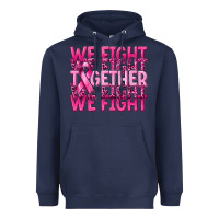 Navy together we fight cancer Heavyweight Hoodie - NancyCooperArtShop