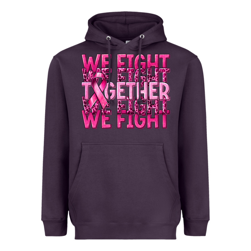 Together We Fight Cancer Heavyweight Hoodie by NancyCooperArtShop | Teevron