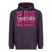 Plum together we fight cancer Heavyweight Hoodie - NancyCooperArtShop