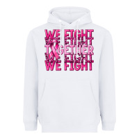 White together we fight cancer Heavyweight Hoodie - NancyCooperArtShop