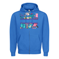 True Royal nurse elements with costom name Zipper Hoodie - AdoDesignShop