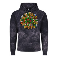 Cloud Black Leopard Christmas Sunflower Vintage Hoodie - RanaPortraitStore