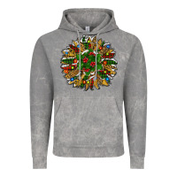 Cloud Rock Leopard Christmas Sunflower Vintage Hoodie - RanaPortraitStore