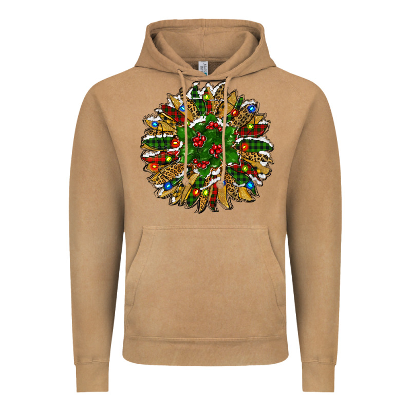 Leopard Christmas Sunflower Vintage Hoodie by RanaPortraitStore | Teevron