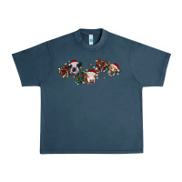 Midnight Navy hohoho christmas cows Urban Heavy Tee - RanaPortraitStore