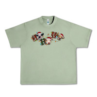 Oil Green hohoho christmas cows Urban Heavy Tee - RanaPortraitStore