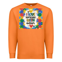 Carrot ı love someone with autism Premium Sweatshirt - MaliasSmallBusiness