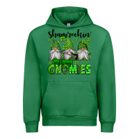 Emerald shamrockin' with my gnomies st patrick's day Urban Hoodie - Jasminsmagicworld