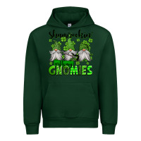 Forest Green shamrockin' with my gnomies st patrick's day Urban Hoodie - Jasminsmagicworld