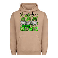 Pigment Burro shamrockin' with my gnomies st patrick's day Urban Hoodie - Jasminsmagicworld
