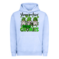 Shamrockin' With My Gnomies St Patrick's Day Urban Hoodie | Teevron