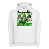 Pigment Lunar Rock shamrockin' with my gnomies st patrick's day Urban Hoodie - Jasminsmagicworld