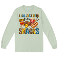 Matcha i am just here for the snacks Long Sleeve Tee - AdoDesignShop