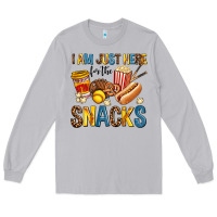 Moon Dust i am just here for the snacks Long Sleeve Tee - AdoDesignShop