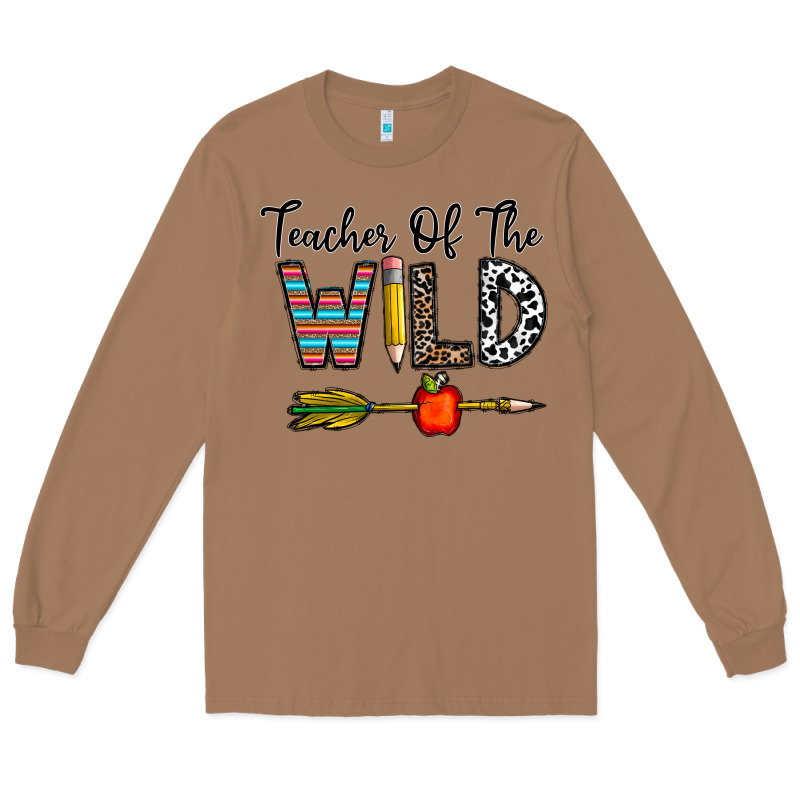 Teacher Of The Wild Long Sleeve Tee by CowhideDigitalArt | Teevron