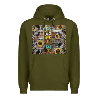 Army Green Senior 2023 western Premium Hoodie - NancyCooperArtShop