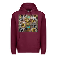 Burgundy Senior 2023 western Premium Hoodie - NancyCooperArtShop