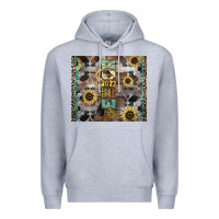 Heather Grey Senior 2023 western Premium Hoodie - NancyCooperArtShop