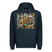 Navy Senior 2023 western Premium Hoodie - NancyCooperArtShop