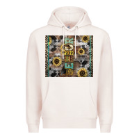 Pale Pink Senior 2023 western Premium Hoodie - NancyCooperArtShop
