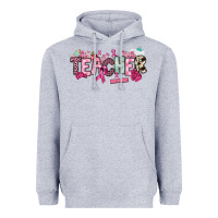 Heather Grey cancer awareness teacher Heavyweight Hoodie - NancyCooperArtShop