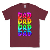 Burgundy lgbtq dad Classic Tee - HRA Design Shop