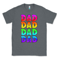 Charcoal Heather lgbtq dad Classic Tee - HRA Design Shop