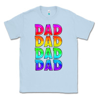 Dusty Blue lgbtq dad Classic Tee - HRA Design Shop