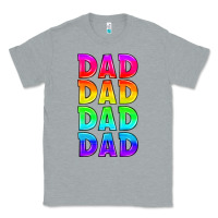 Heather Grey lgbtq dad Classic Tee - HRA Design Shop