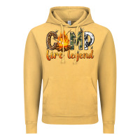 Vintage Mustard camp fire legend with fire Vintage Hoodie - texasbilliewilder