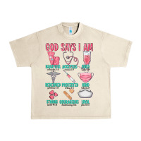 Sandshell god says i am Urban Heavy Tee - texasbilliewilder