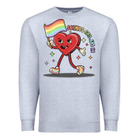 Heather Grey sounds gay i'm in Premium Sweatshirt - MaliasSmallBusiness