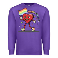 Purple sounds gay i'm in Premium Sweatshirt - MaliasSmallBusiness