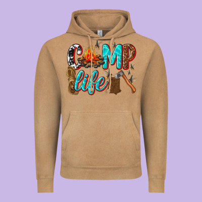 Vintage Hoodie camp life