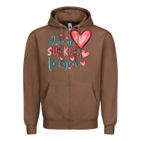 Chestnut i'm a sucker for you Zipper Hoodie - JahusDesignShop