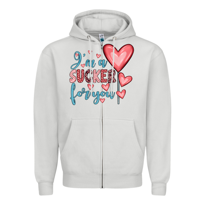 I'm A Sucker For You Zipper Hoodie by JahusDesignShop | Teevron
