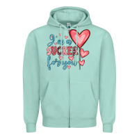 Seafoam i'm a sucker for you Zipper Hoodie - JahusDesignShop