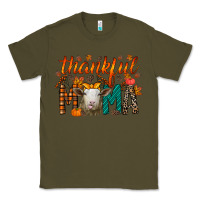 Army Green thankful mama sheep Classic Tee - RacoonDesign