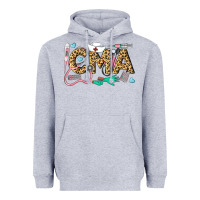 Heather Grey Western Certified Medical Assistant Heavyweight Hoodie - LillyAllenDesigns