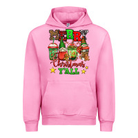 Fuchsia Pink merry Christmas y'all gnome coffee Urban Hoodie - Jasminsmagicworld
