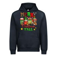 Navy merry Christmas y'all gnome coffee Urban Hoodie - Jasminsmagicworld