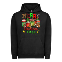 Pigment Black merry Christmas y'all gnome coffee Urban Hoodie - Jasminsmagicworld