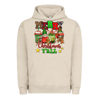 Pigment French Oak merry Christmas y'all gnome coffee Urban Hoodie - Jasminsmagicworld