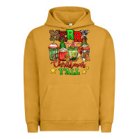 Pigment Peanut Butter merry Christmas y'all gnome coffee Urban Hoodie - Jasminsmagicworld