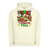 Pigment Pistachio merry Christmas y'all gnome coffee Urban Hoodie - Jasminsmagicworld