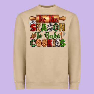Heavyweight Sweatshirt tih the season to bake cookies