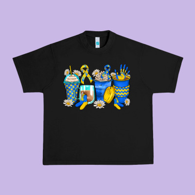 Down Syndrome Coffee Cups Urban Heavy Tee Designed By Zillion Design Studio