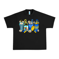Black down syndrome coffee cups Urban Heavy Tee - Zillion Design Studio