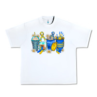 White down syndrome coffee cups Urban Heavy Tee - Zillion Design Studio